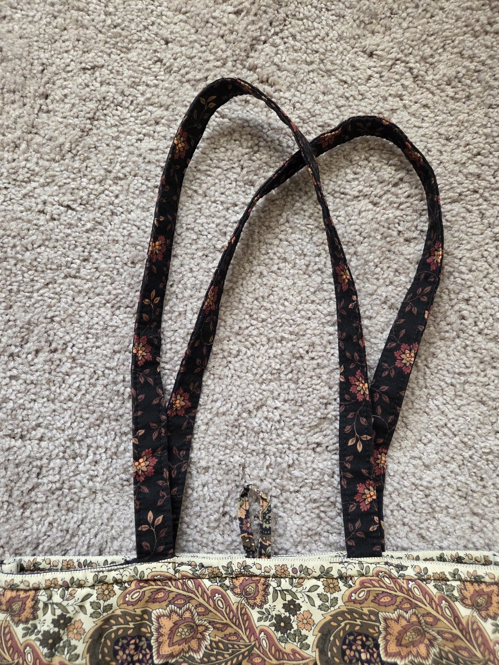 Vintage Vera Bradley Floral Tote Bag - Picture 7 of 9